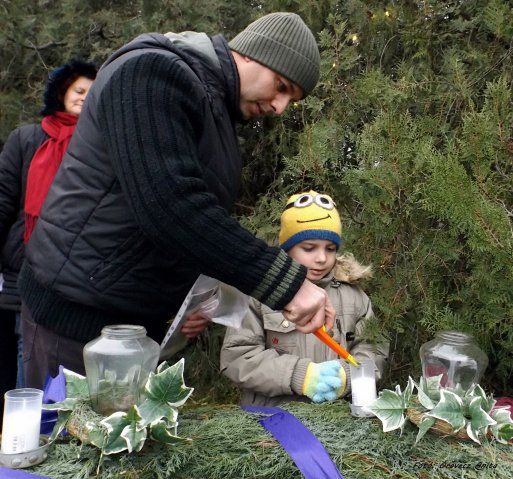 Adventi gyertyák meggyújtása 2015